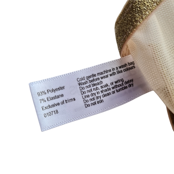 NWT Bras nThings 14 Hanky Panky Light Pink Gold Star Struck Bralet Soft Cup Bra - Picture 10 of 11